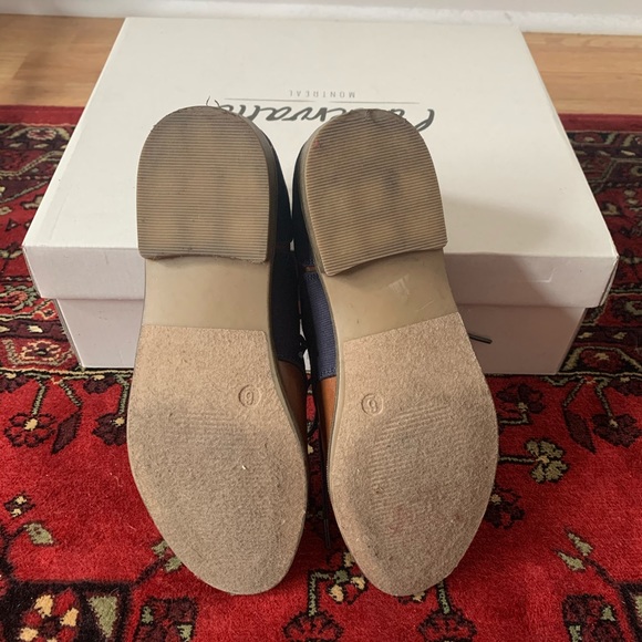 Blue and Brown Oxford-Style Shoes | worn ONCE! - Picture 5 of 5